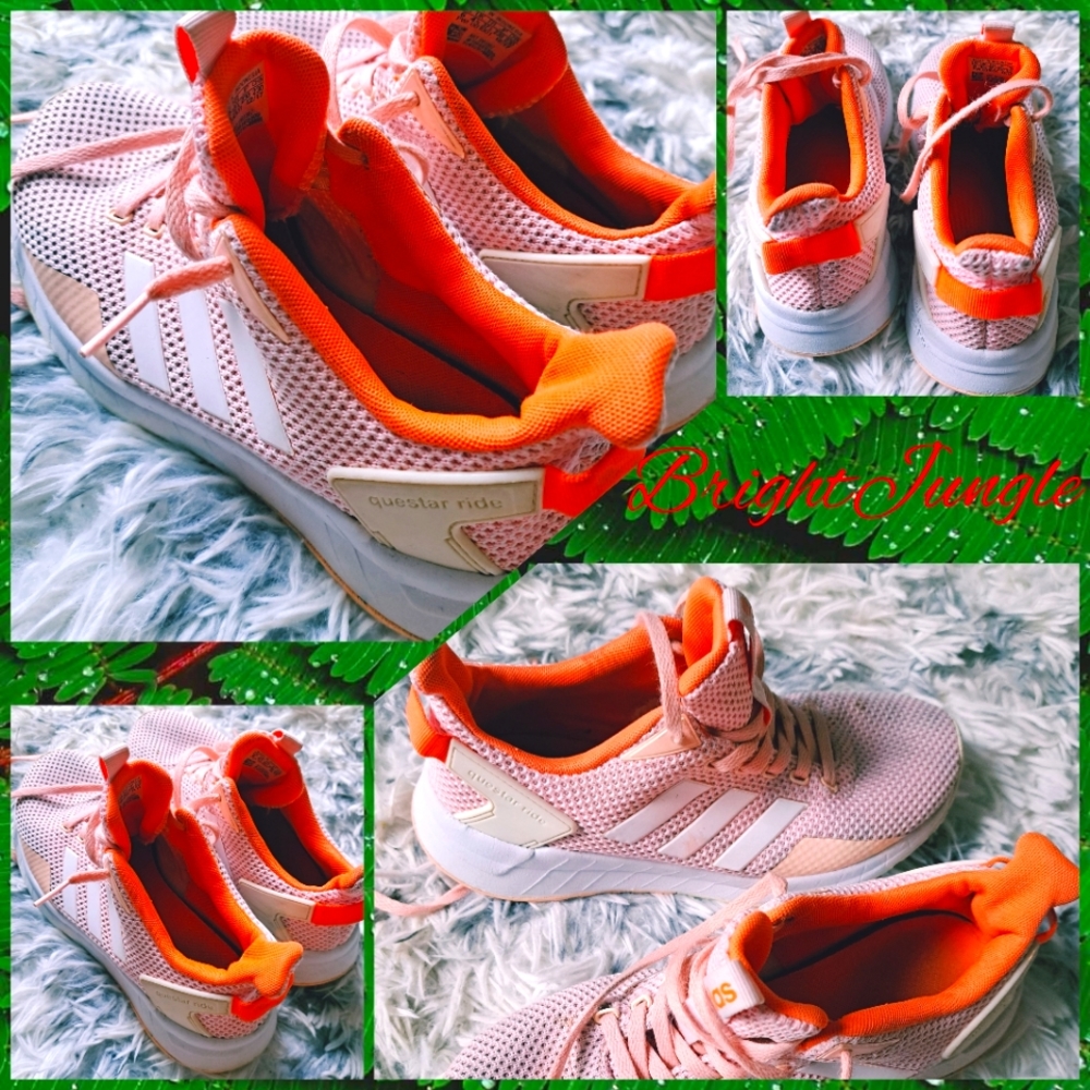 Women adidas shoes , size 6, pink